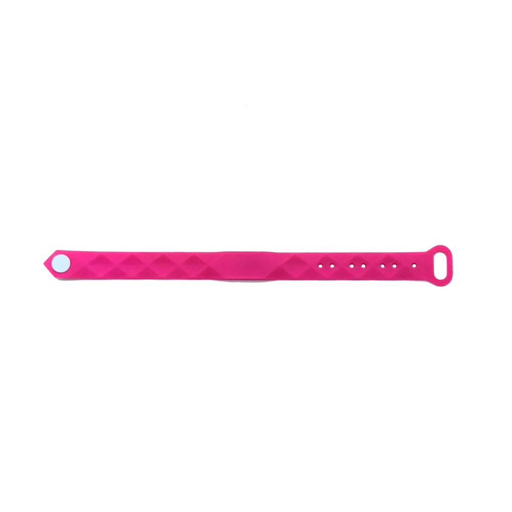 Браслет SmartTag Mifare бриллиант розовый с застежкой