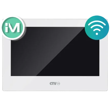 IP видеодомофон CTV-iM740W Cloud 7 (W)