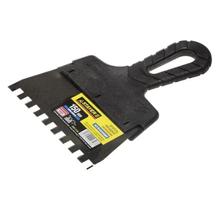 Фото для Шпатель зубчатый 150мм, зуб 8х8мм, пластмассовая ручка - STAYER