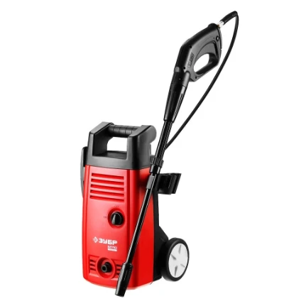 Фото для Моечная машина высокого давления 1400 W, 110 bar, 5 л/мин, аква-стоп, на колесах - Зубр МАСТЕР
