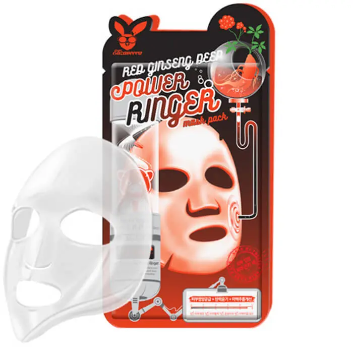 Elizavecca Регенерирующая маска с экстрактом красного женьшеня Red Ginseng Deep Power Ringer Mask