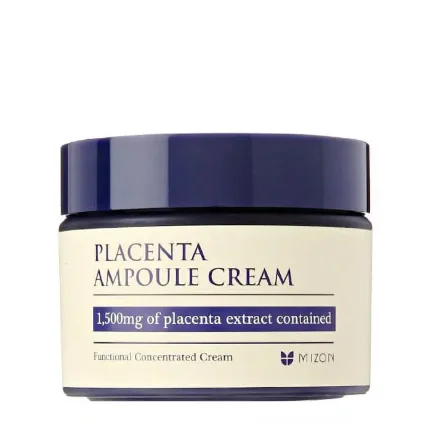 Фото для Крем для лица Mizon Placenta Ampoule Cream Концентрированный крем для лица с плацентой для возрастной кожи