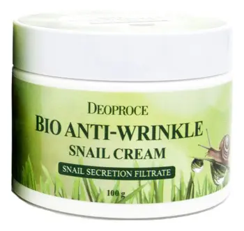 Био-крем против морщин с экстрактом улитки Deoproce Bio Anti-Wrinkle Snail Cream