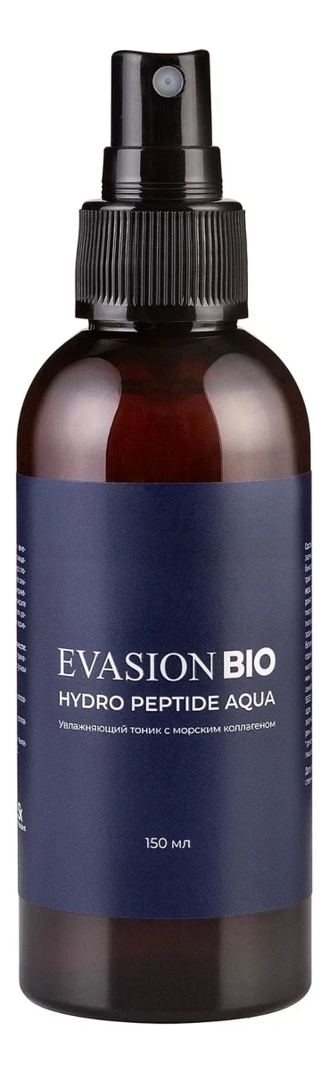 Фото для Evasion Увлажняющий тоник для лица с морским коллагеном Bio Hydro peptide Aqua 150 ml