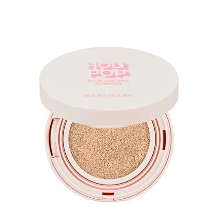 Фото для Матирующий кушон Holi Pop Blur Lasting Cushion SPF50+ PA+++, тон 01, светло-бежевый