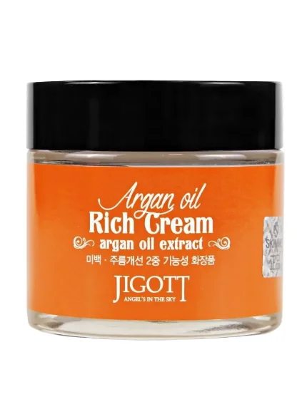 Крем для лица Jigott Argan Oil Rich Cream Питательный крем для лица с аргановым маслом
