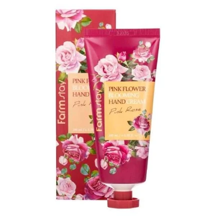 Фото для FARMSTAY PINK FLOWER BLOOMING HAND CREAM PINK ROSE КРЕМ ДЛЯ РУК РОЗОВАЯ РОЗА, 100 МЛ