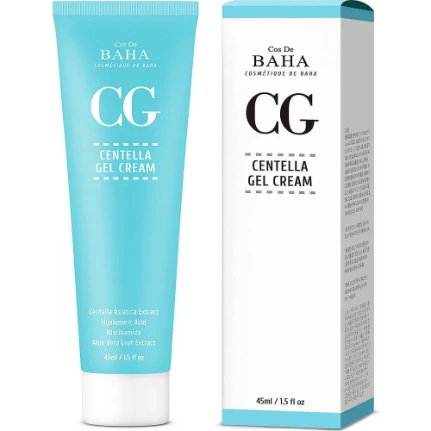 Фото для Восстанавливающий крем-гель с 81% центеллы Cos De Baha СG Centella Gel Cream 45ml