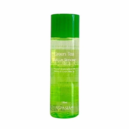 Фото для Aspasia Green Tea Lip and Eye Remover Средство для удаления макияжа с глаз и губ с зеленым чаем