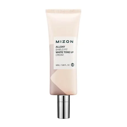 Фото для Крем для лица Mizon All Day Shield Fit White Tone Up Cream Дневной защитный крем для лица с осветляющим эффектом