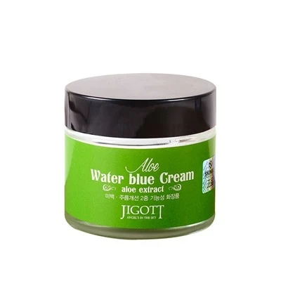 Фото для Увлажняющий крем для лица с экстрактом алоэ JIGOTT Aloe Water Blue Cream 70мл