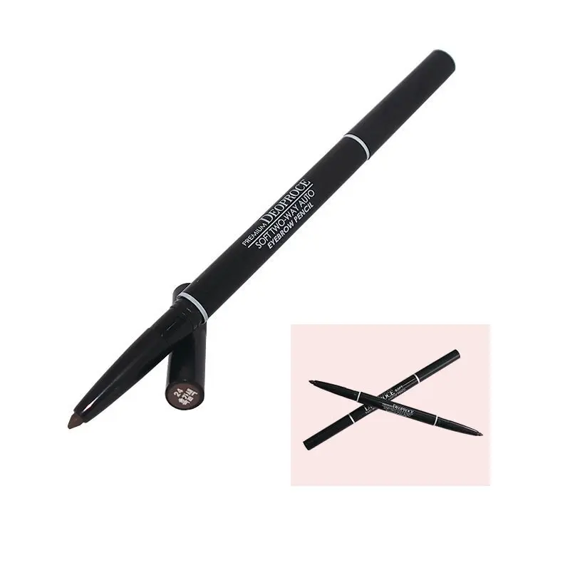 Двухсторонний автоматический карандаш для бровей Deoproce Soft Two-Way Auto Eyebrow Pencil