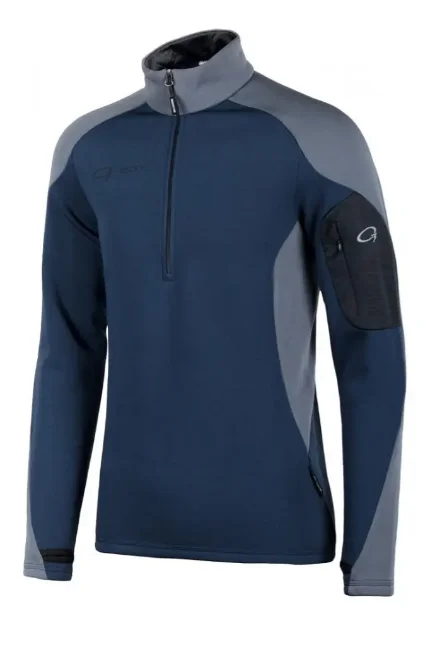 пуловер Coil (м) т.синий/ серый XL