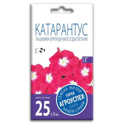 Фото для Катарантус Пацифика Бургунди Хало, семена Агроуспех 7шт