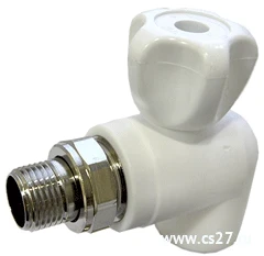 Фото для Кран шаровой угловой для отопления PPR 20х1/2 НР