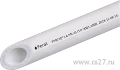 Фото для Труба FERAT PPR-AL-PE-RT 63х10,5 PN25 LUX 4 м