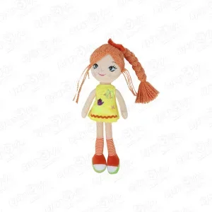 Фото для Игрушка Кукла с рыжими волосами с косичкой в гетрах 38см