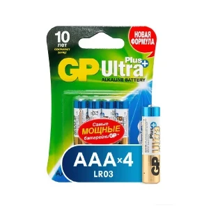 Фото для Батарейки GP Ultra Plus АAА LR03 4шт