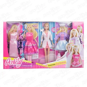 Кукла Anlily блондинка четыре разнообразных образа с 3лет