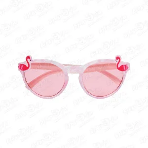 Очки солнцезащитные Lanson Kids фламинго розовые