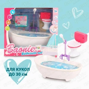 Фото для Мебель для куклы Lanson Toys Ванная комната