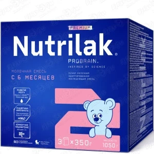 Фото для Смесь молочная Nutrilak Premium 2 1050г с 6мес БЗМЖ