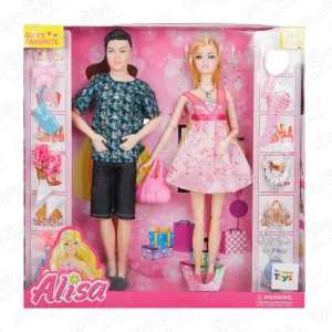 Набор кукол Alisa с розовой сумочкой и аксессуарами с 3лет