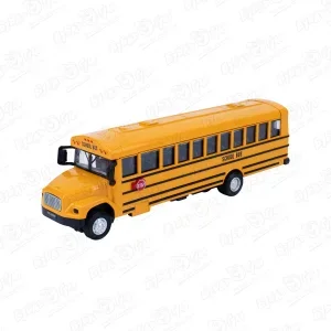 Фото для Автобус DIE-CAST METAL школьный инерционный световые звуковые эффекты