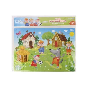 Фото для Пазлы Три поросенка мягкие 24эл