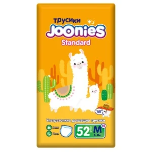 Фото для Подгузники-трусики Joonies Standart M 6-11кг 52шт