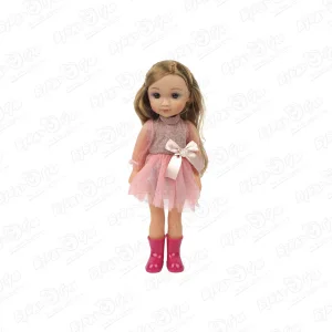 Кукла Lanson Toys Collection Dolls в розовом платье с аксессуарами 35,5см