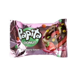 Фото для Кекс Papita Donut клубничный с драже 40г