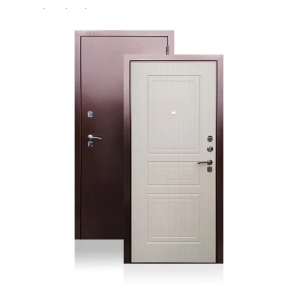 Фото для Дверь металлическая ДА2 Белый ясень /Венге