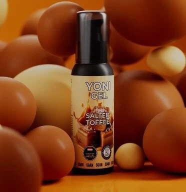 Фото для Съедобный лубрикант SGAN YONI GEL со вкусом соленой карамели, 100 мл