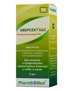 Фото для Аверсект K&C 0,5% д/собак фл.5 мл