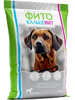 
Фитокальцевит витаминный порошок д/взрослых собак 500 грамм