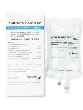 Рингер 400 мл пл/п 1 фл.