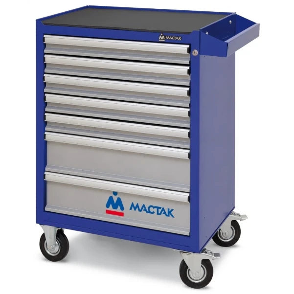 Фото для Тележка инструментальная серии «ОПТИМА», 7 полок, синяя МАСТАК 521-07581MB