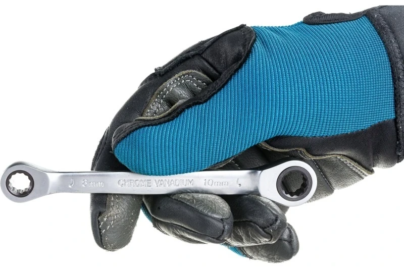 Фото для Ключ накидной трещоточный 8х10мм ROCKFORCE RF-7570810M