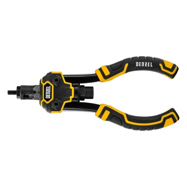 Фото для Заклепочник для резьбовых заклепок, двуручный, заклепки М3-M12 Denzel 40501