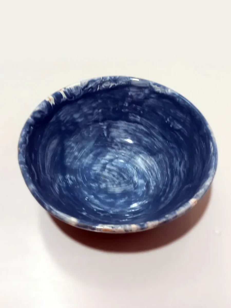 Миска глубокая "Облачное небо", керамика, глазурь. D125 H47 mm