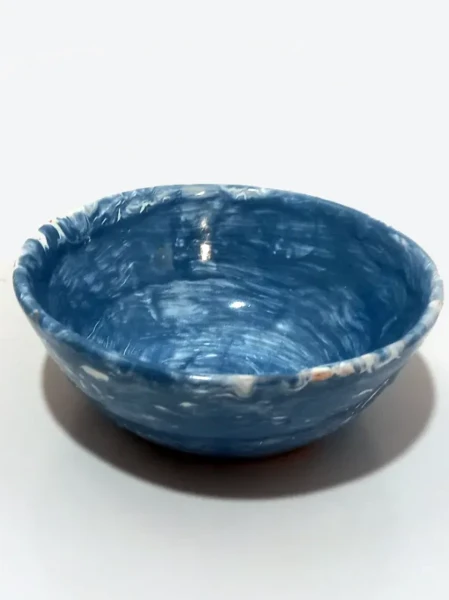 Фото для Миска глубокая "Облачное небо", керамика, глазурь. D125 H47 mm