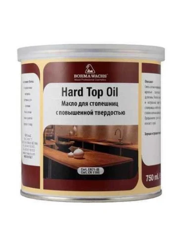 Твердое масло для столешниц Hard top oil, 0,75л