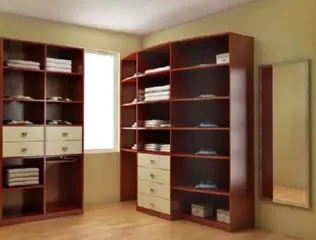 Современный гардеробный шкаф под заказ
